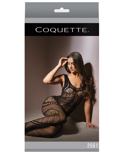 Sleek Patchwork Print Bodystocking Bodystockings - Tophatter Daily Deals