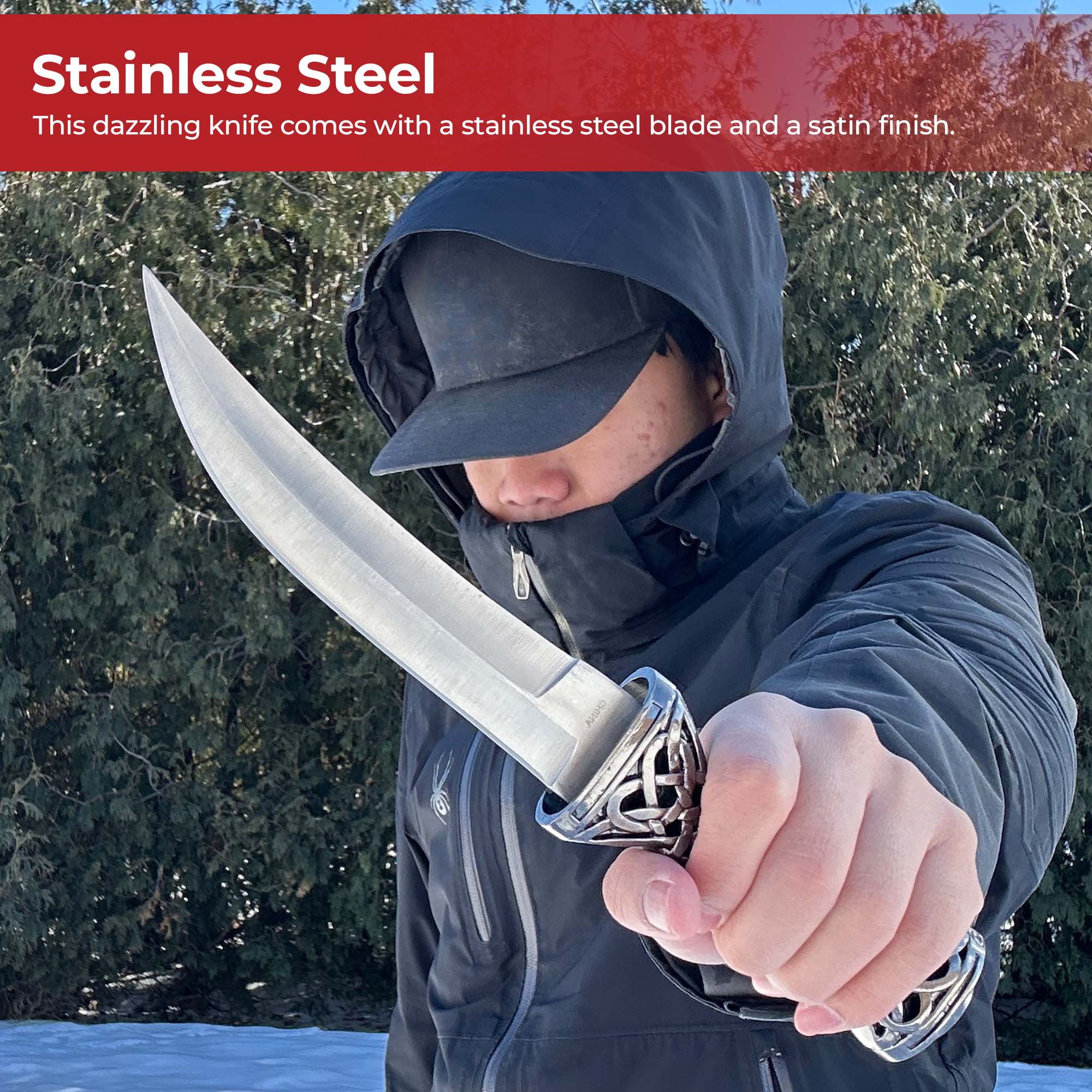 Ceremonial Sweeping Celtic Knot Dagger knives - Tophatter Daily Deals
