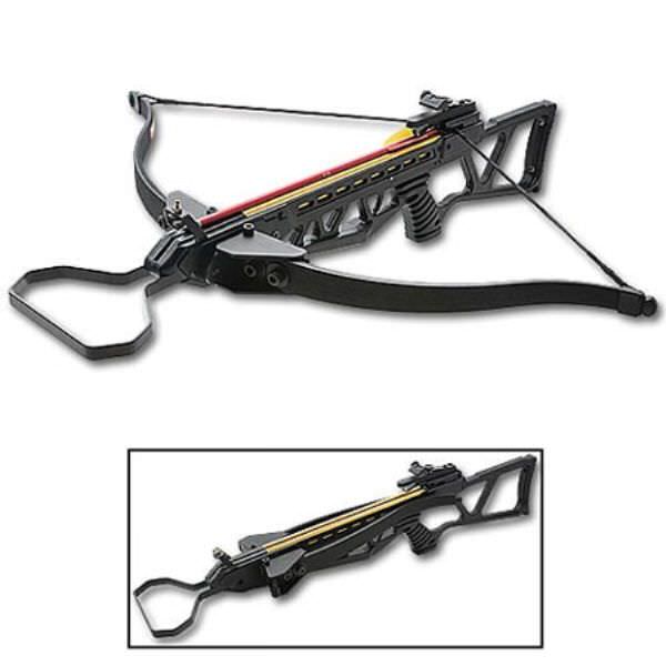 Portable Hunting 130 lbs Foldable Crossbow - TOPHATTER'S ARMORY DEALS Collectible Weapons - Tophatter Daily Deals