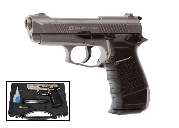 Blow Class Fume Finish Starter Pistol 9MM Blank Firing Gun - Tophatter Daily Deals