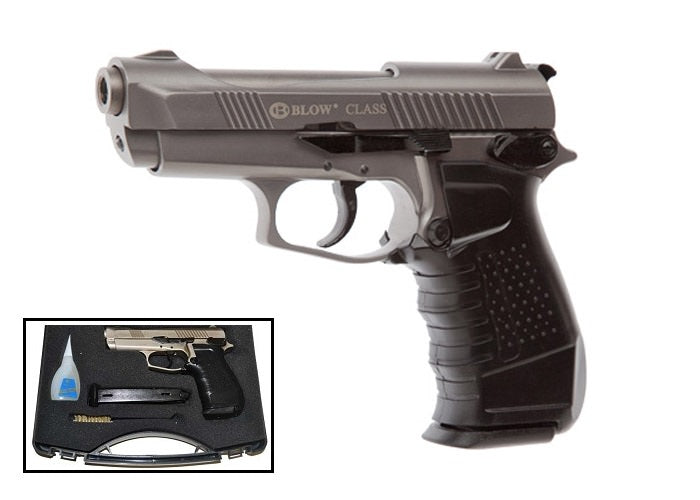Blow Class Fume Finish Starter Pistol 9MM Blank Firing Gun Collectible Weapons - Tophatter Daily Deals