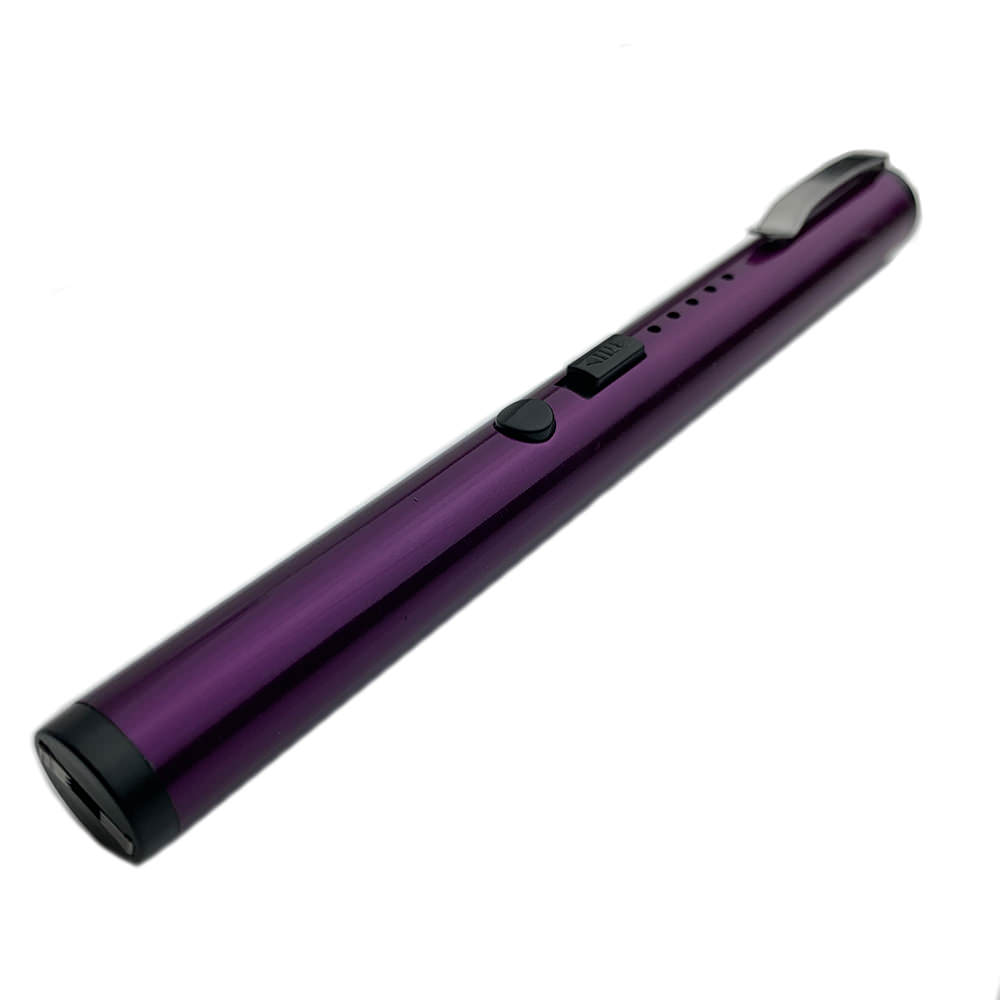 Small Pen Sized 7 Inches Rechargeable Stun Gun Purple - Tophatter's Guns'N'Weapons Store Collectible Weapons - Tophatter Daily Deals