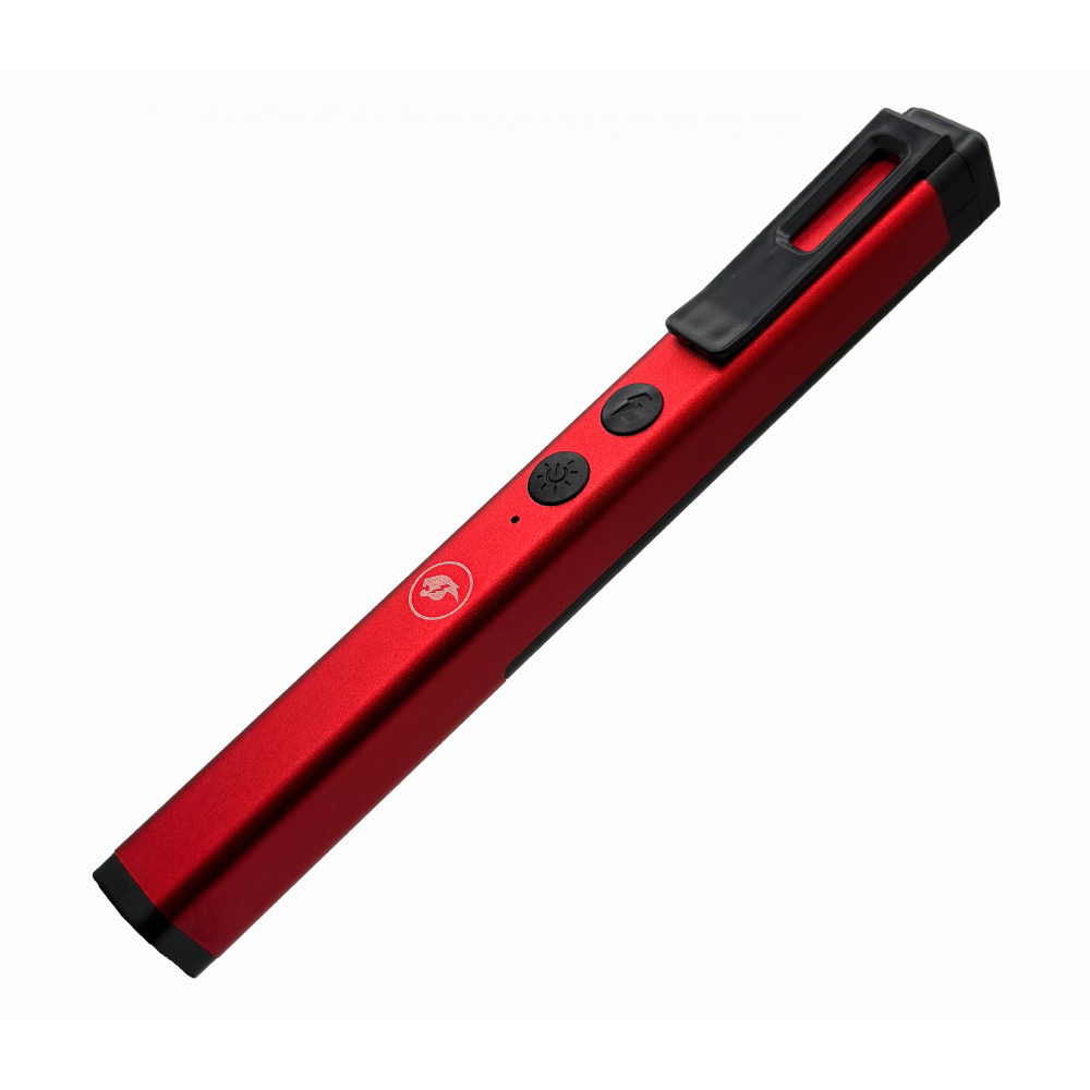 Stun Gun Self Defense Red Pen Style with LED Light USB Rechargeable - TOPHATTER'S ARMORY DEALS Collectible Weapons - Tophatter Daily Deals