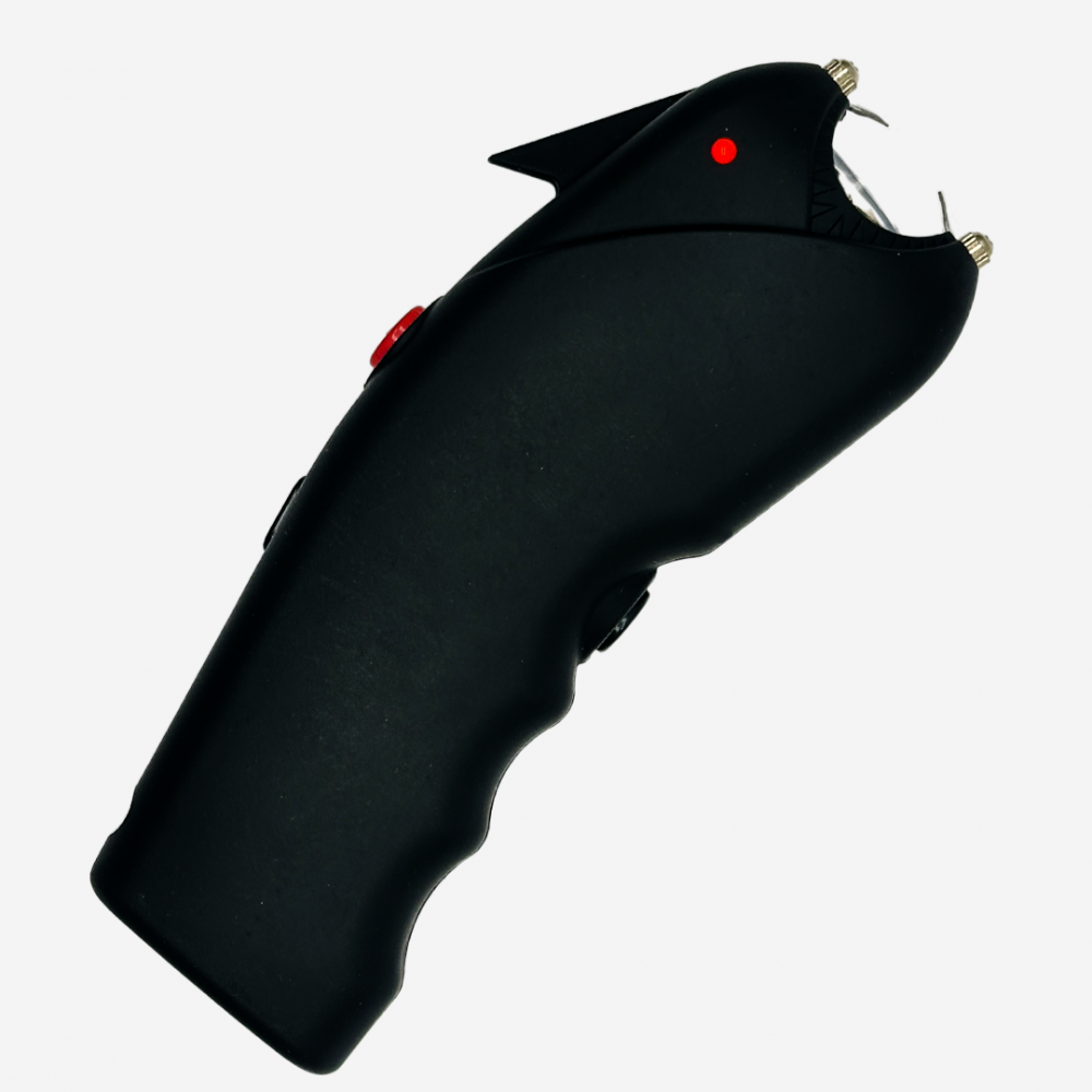 Black Mako 2.5 Million Volt Rechargeable Comfort Grip Stun Gun Collectible Weapons - Tophatter Daily Deals