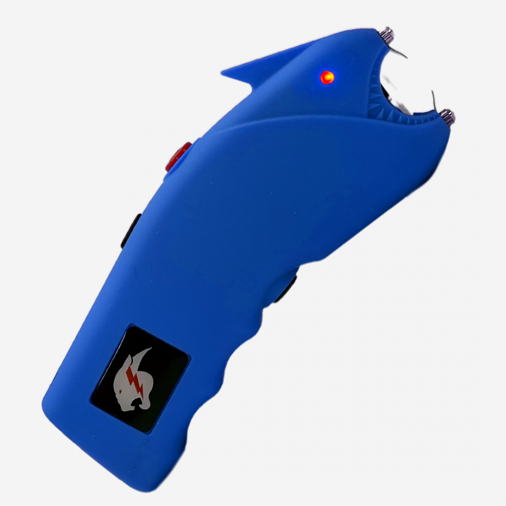 Mako 2.5 Million Volt Rechargeable Comfort Grip Stun Gun Blue - Tophatter's Guns'N'Weapons Store - FREE SHIPPING Collectible Weapons - Tophatter Daily Deals