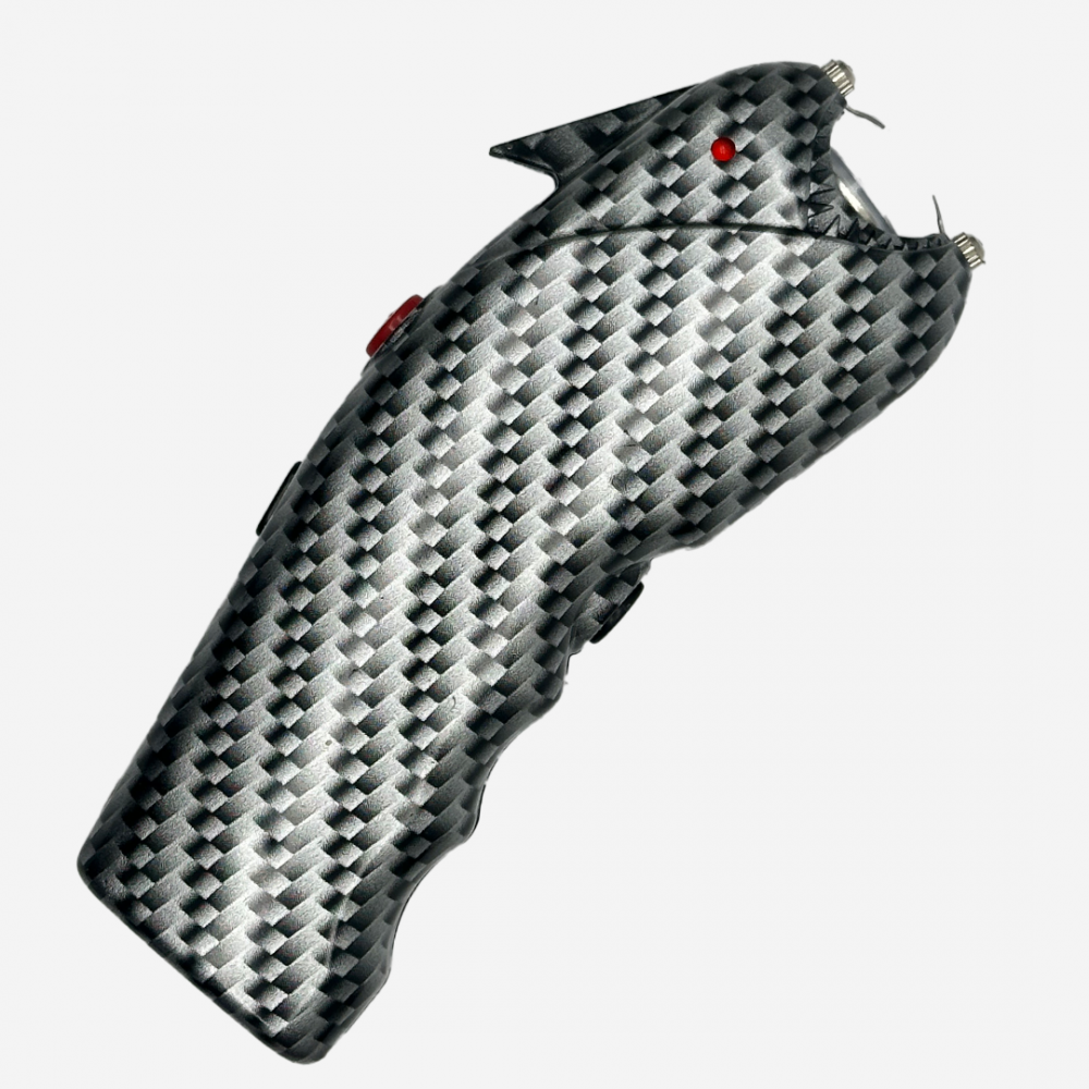 Mako 2.5 Million Volt Rechargeable Comfort Grip Stun Gun Carbon Fiber - Tophatter's Guns'N'Weapons Store Collectible Weapons - Tophatter Daily Deals