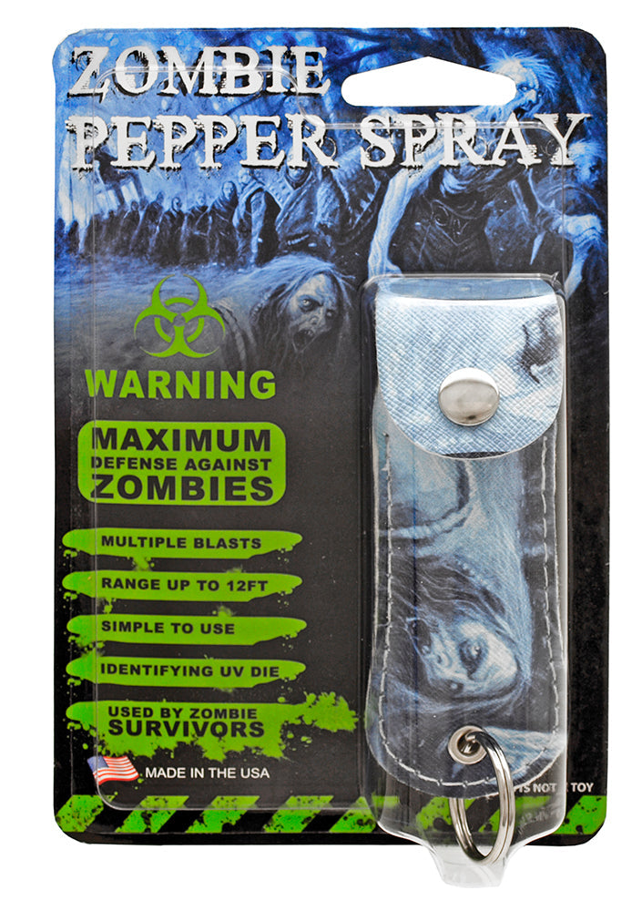 Zombie Pepper Spray Key Chain - 1/2 Ounce SD-Pepper Spray - Tophatter Daily Deals