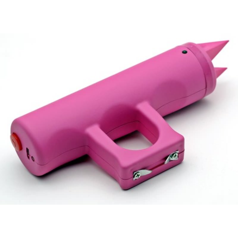 Jogger Spiked Defensive Knuckle Stun Gun With Alarm And USB Charger - TOPHATTER'S ARMORY DEALS Collectible Weapons - Tophatter Daily Deals