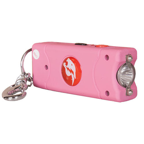 Nitro Compact Keychain STUN GUN w/ LED Light Rechargeable 3 Colors Pink SD-StunGun - Tophatter Daily Deals