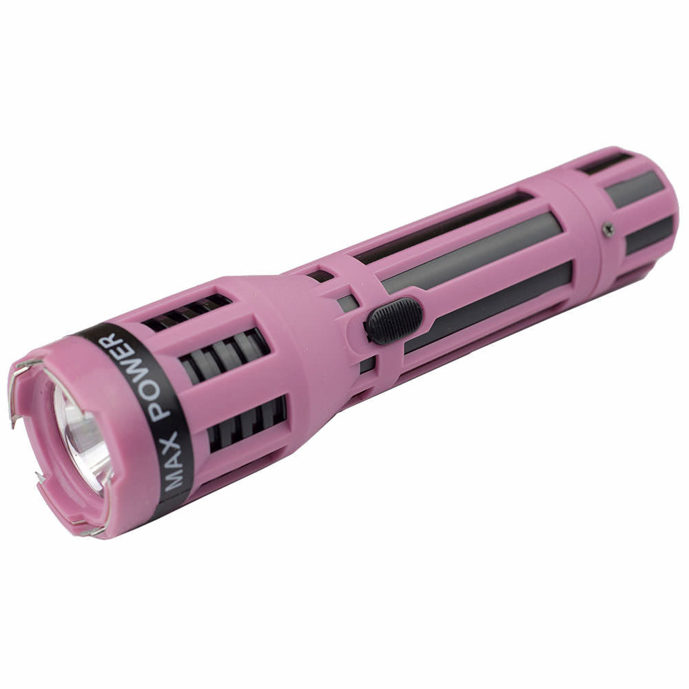 Self Defensive Predator Pink Powerful Flashlight Stun Gun Collectible Weapons - Tophatter Daily Deals