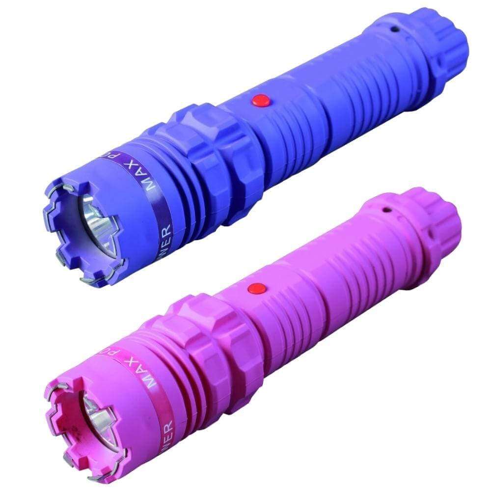 Cheetah 77 Defender Tactical Force Gripper Stun Gun Flashlight Stun Guns - Tophatter Daily Deals