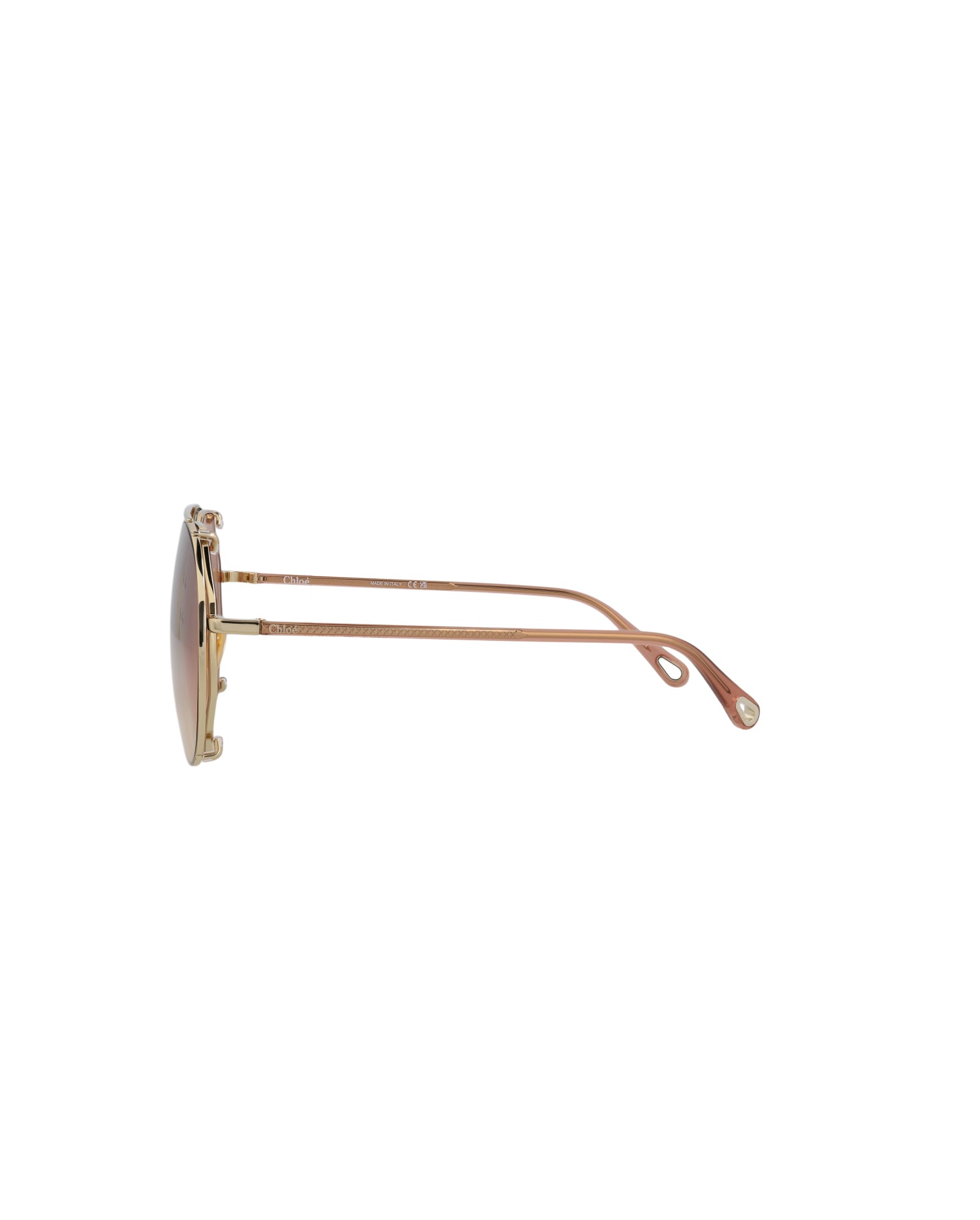 Chloé Round-Frame Metal Sunglasses Sunglasses - Tophatter Daily Deals