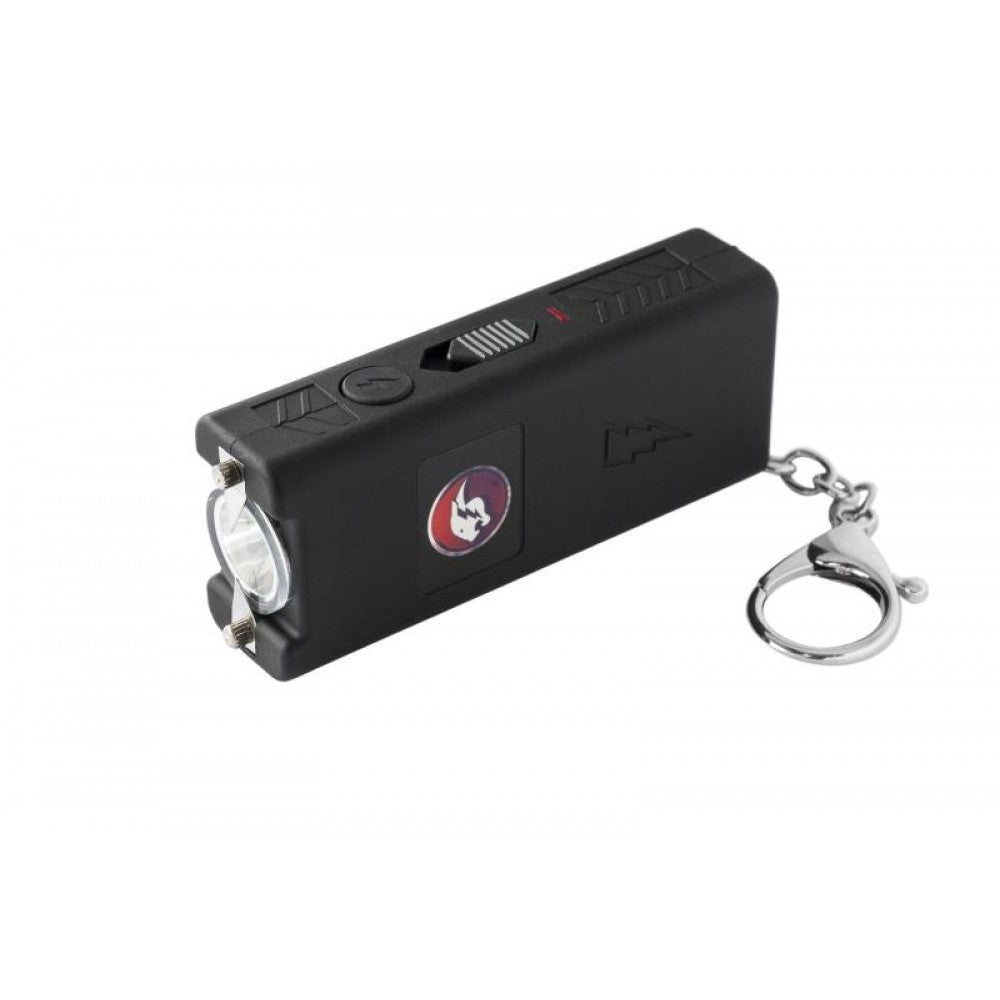 Black MAX POWER Rechargeable Mini Stun Gun With LED Light - Tophatter's Guns'N'Weapons Store Collectible Weapons - Tophatter Daily Deals
