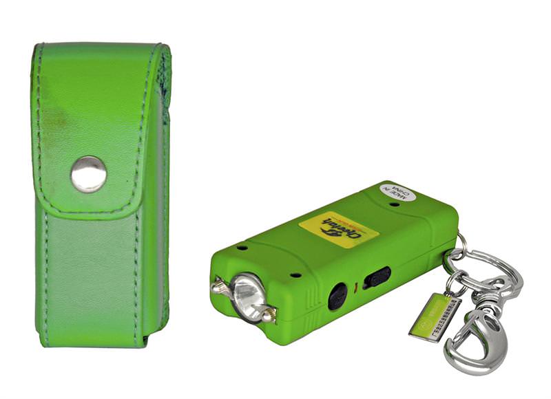Nitro 2.5 Million Volt Stun Gun Rechargeable with LED light in Green Zombie - Tophatter's Army Products & Self Defense Collectible Weapons - Tophatter Daily Deals