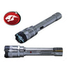 Defender 10 Million Volt Tactical Flashlight Stun Gun Rechargeable All Metal Silver - TOPHATTER'S ARMORY DEALS Collectible Weapons - Tophatter Daily Deals