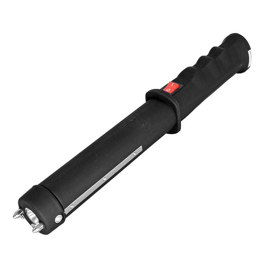 Stun Gun Flash Light 10 Million Volts Rechargeable Black Collectible Weapons - Tophatter Daily Deals