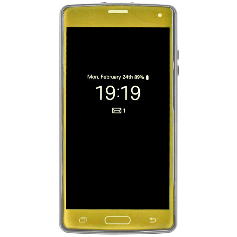 High Voltage Smart Cell Phone Galaxy Stun Gun Golden - TOPHATTER'S ARMORY DEALS Collectible Weapons - Tophatter Daily Deals