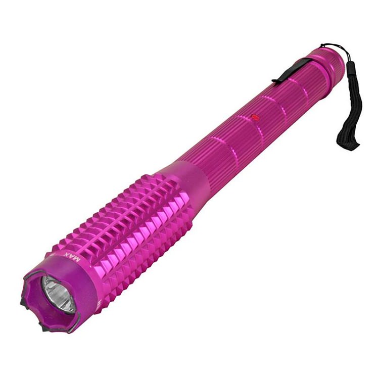 Pink Punisher Baton Flashlight Self Defense Stun Gun - Tophatter's Guns'N'Weapons Store Collectible Weapons - Tophatter Daily Deals