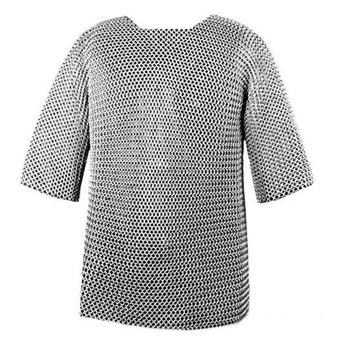Butted Chainmail Replica Armor Long Shirt Haubergeon - TOPHATTER'S ARMORY DEALS Collectible Weapons - Tophatter Daily Deals