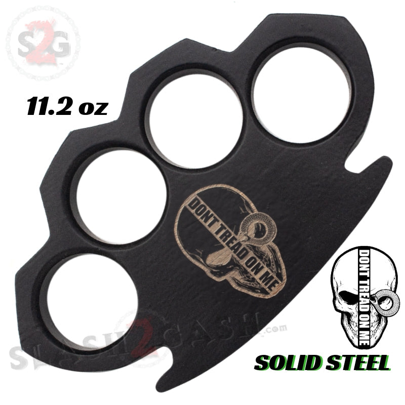 Don't Tread On Me - Steam Punk Knuckles Paper Weight - 11.2 oz Belt Buckle - Tophatter Daily Deals