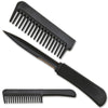 CIA Agent Black Comb With Hidden Knife - Comb Knife - TOPHATTER'S ARMORY DEALS Collectible Weapons - Tophatter Daily Deals