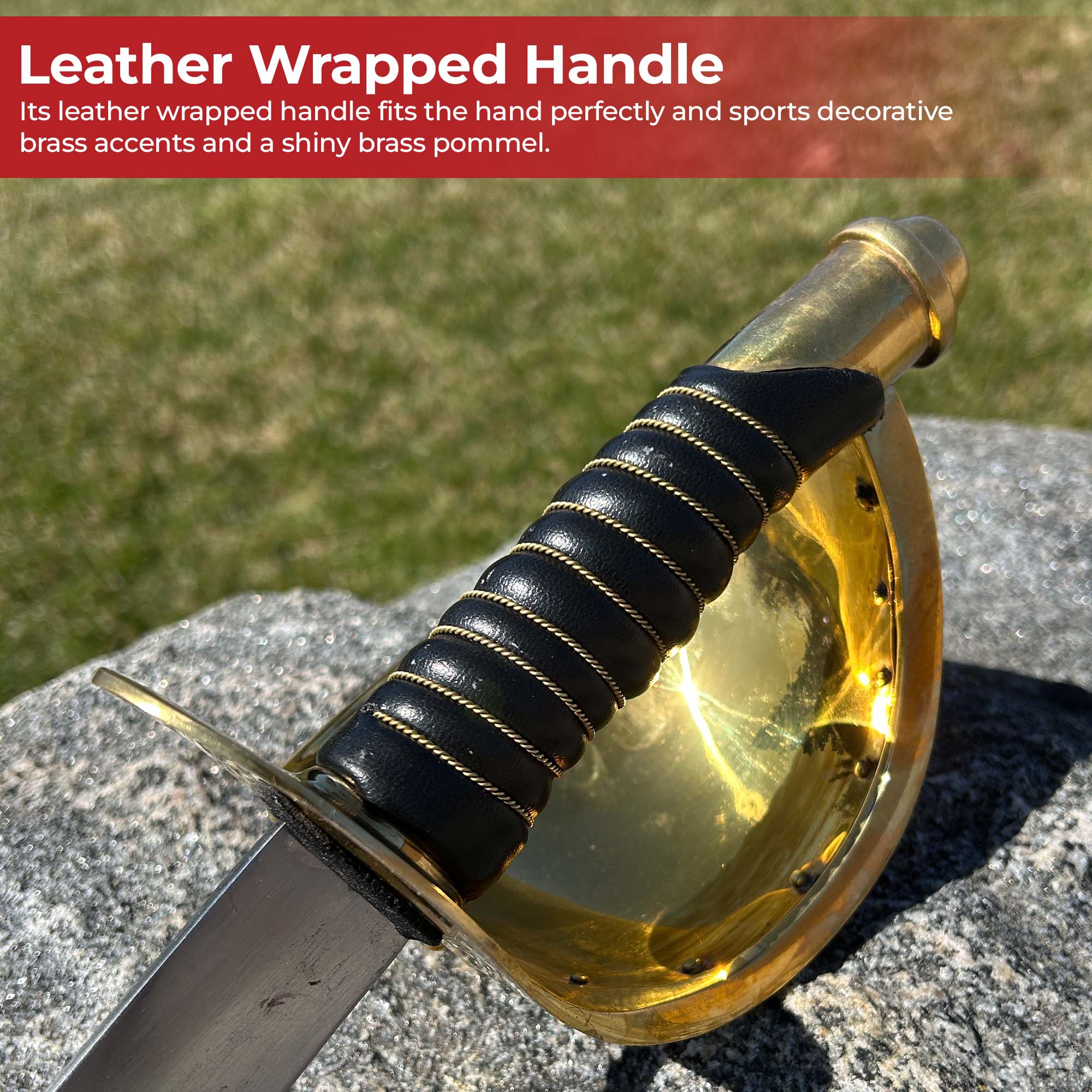 Civil War U.S 1860 Naval Cutlass Reproduction Swords - Tophatter Daily Deals