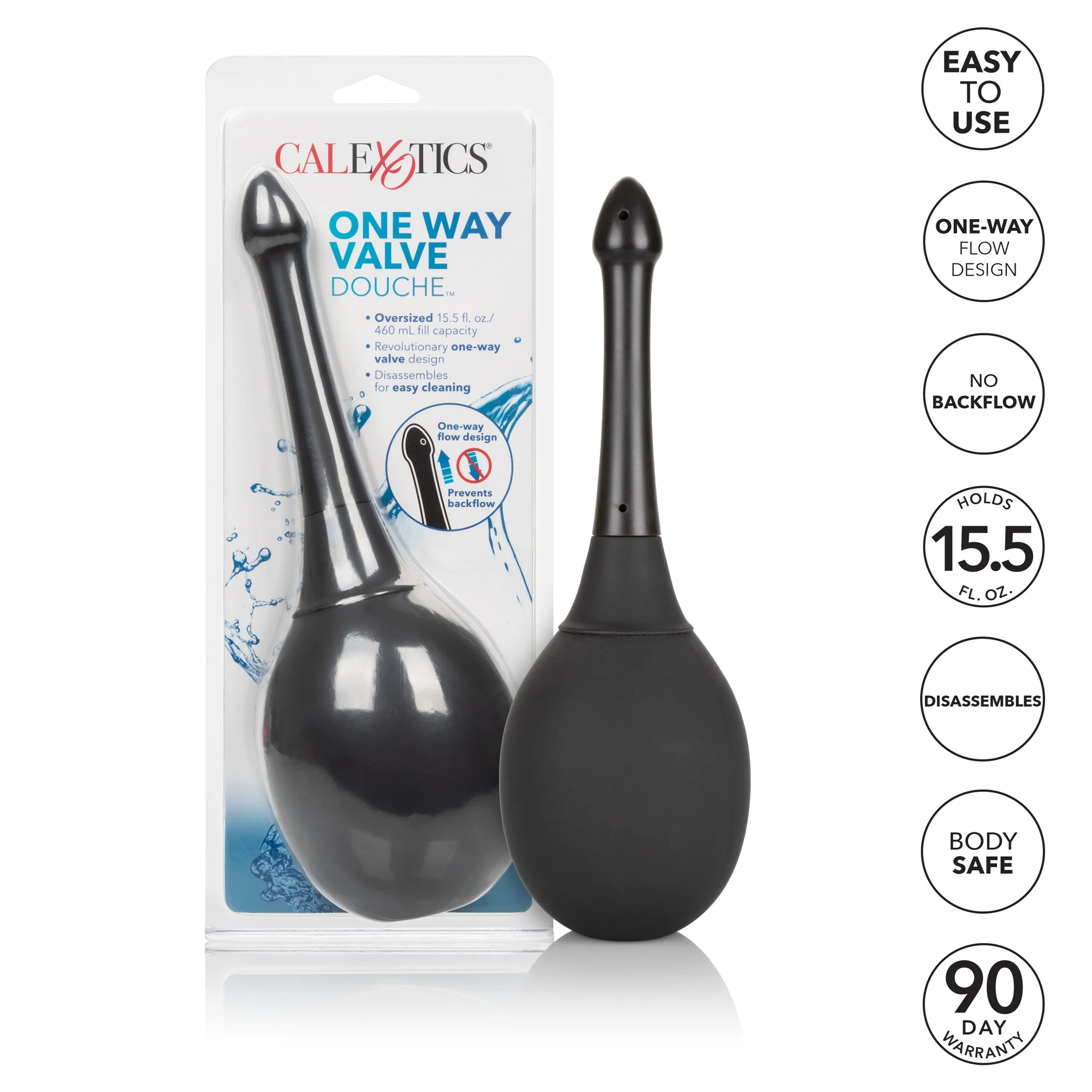 One Way Valve Douche – Anal Douche with EZ Squeeze Bulb and Slim Applicator > Essentials > Douches - Tophatter Daily Deals