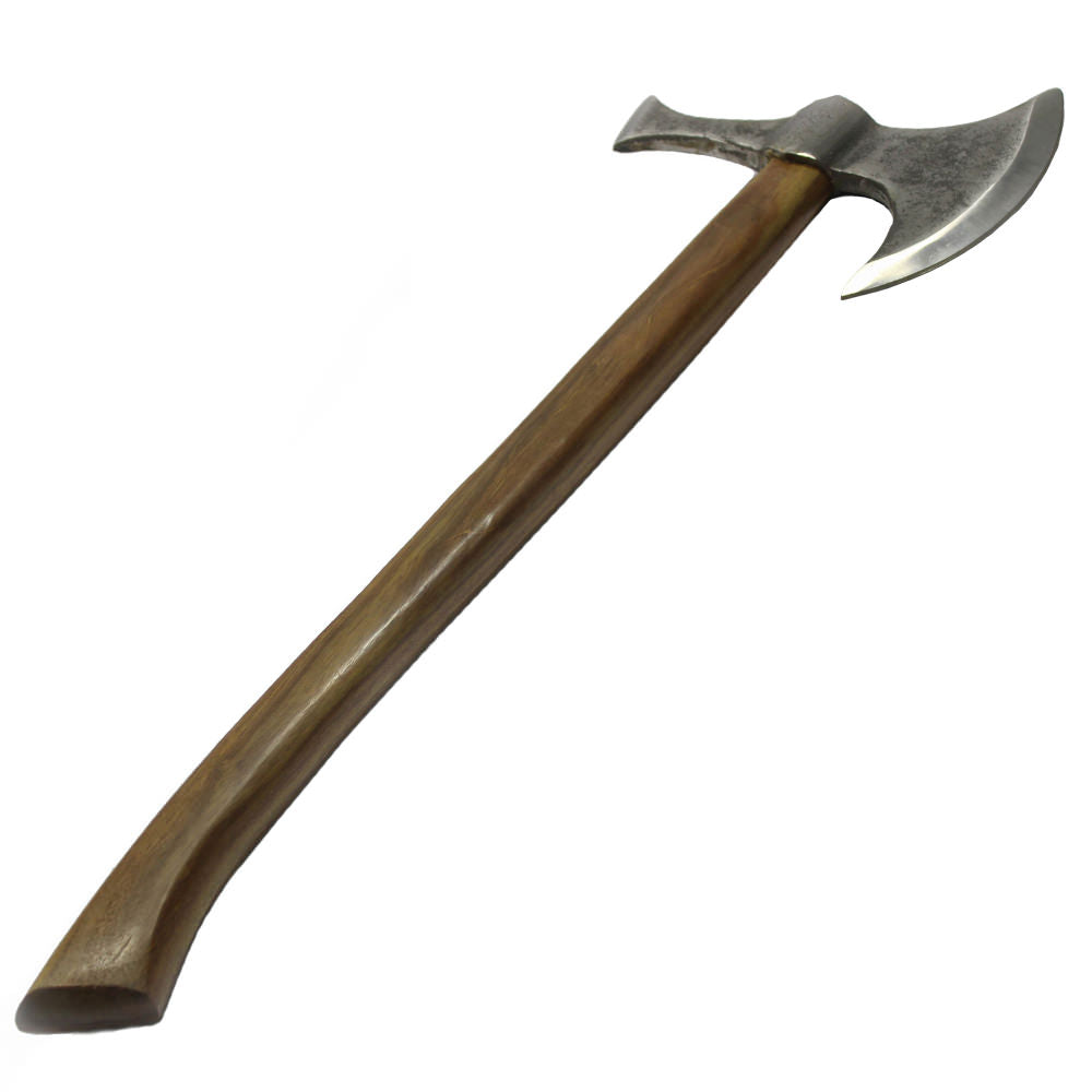 Viking Barbarian Antiqued Hammerhead Medieval Battle Axe - TOPHATTER'S ARMORY DEALS Collectible Weapons - Tophatter Daily Deals