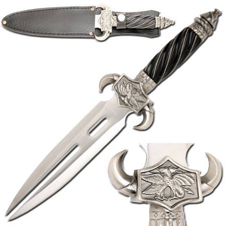 The Dragon Claw Dagger 12.5" Silver 2 Point Wasp Blade - Tophatter's Guns'N'Weapons Store Collectible Weapons - Tophatter Daily Deals