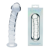 Seraphic Spiral – Hand-Blown Borosilicate Glass Dildo 160mm > Glass > Dildos - Tophatter Daily Deals