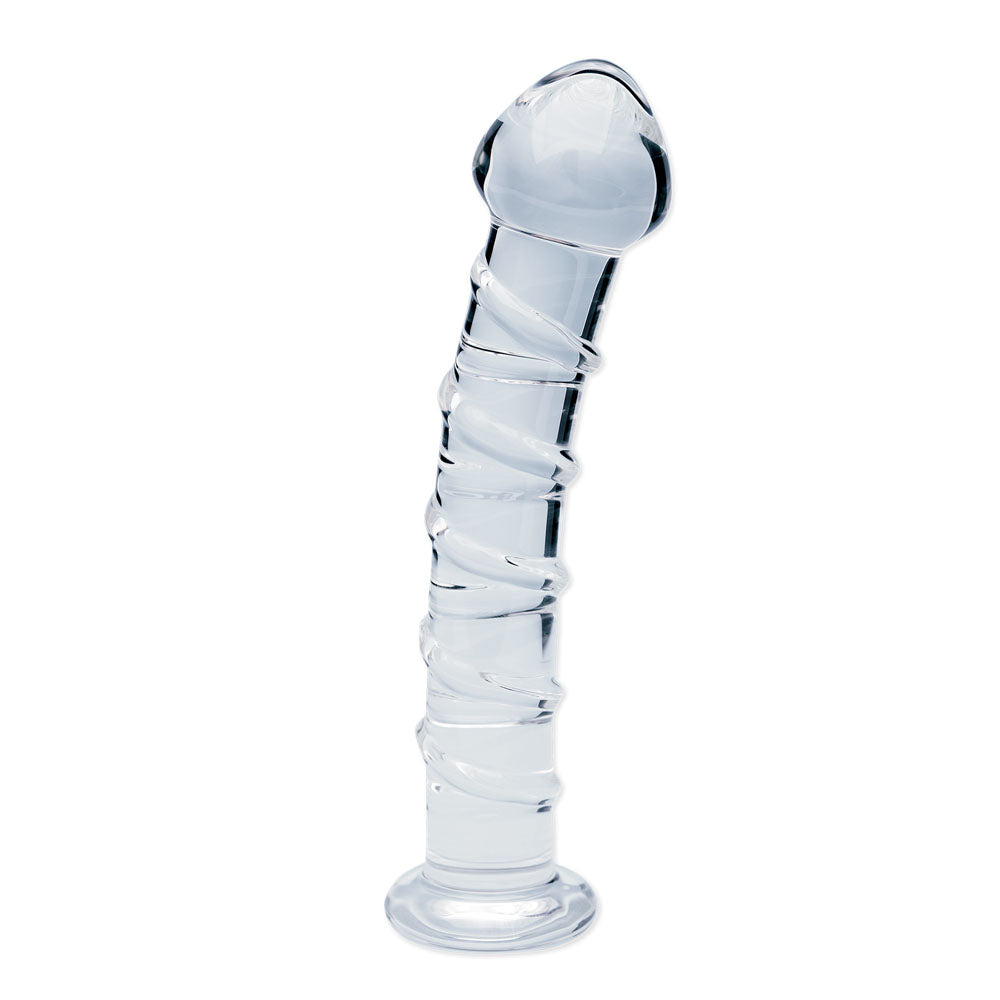 Seraphic Spiral – Hand-Blown Borosilicate Glass Dildo 160mm > Glass > Dildos - Tophatter Daily Deals