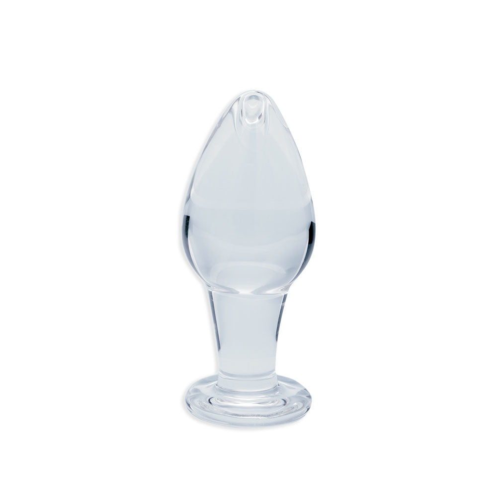 Utopian Bud Glass Butt Plug – Handcrafted 3.5 Inch Borosilicate Glass Plug > Glass > Toys - Tophatter Daily Deals