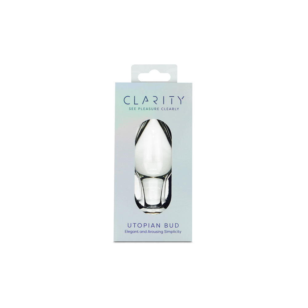 Utopian Bud Glass Butt Plug – Handcrafted 3.5 Inch Borosilicate Glass Plug > Glass > Toys - Tophatter Daily Deals