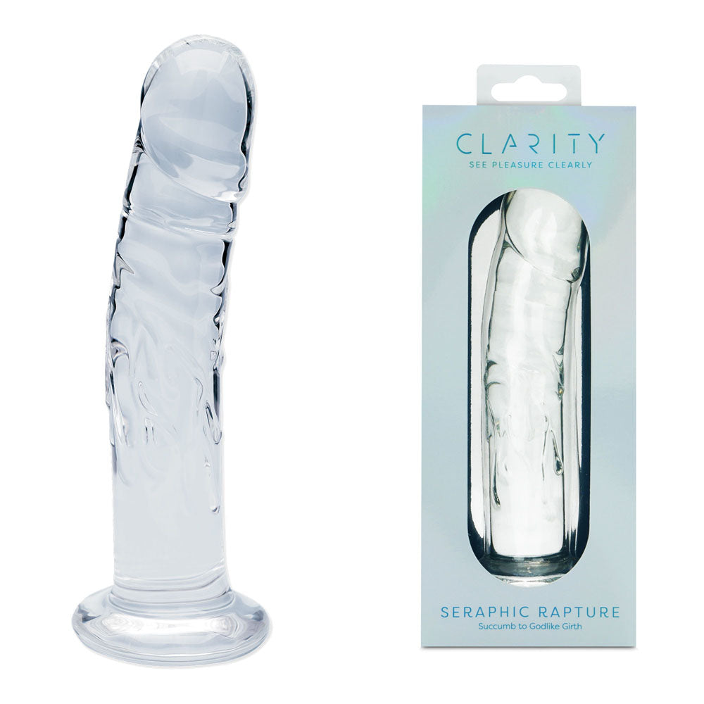 Seraphic Rapture – Handblown Borosilicate Glass 7 Inch Sculpted Dildo > Glass > Dildos - Tophatter Daily Deals
