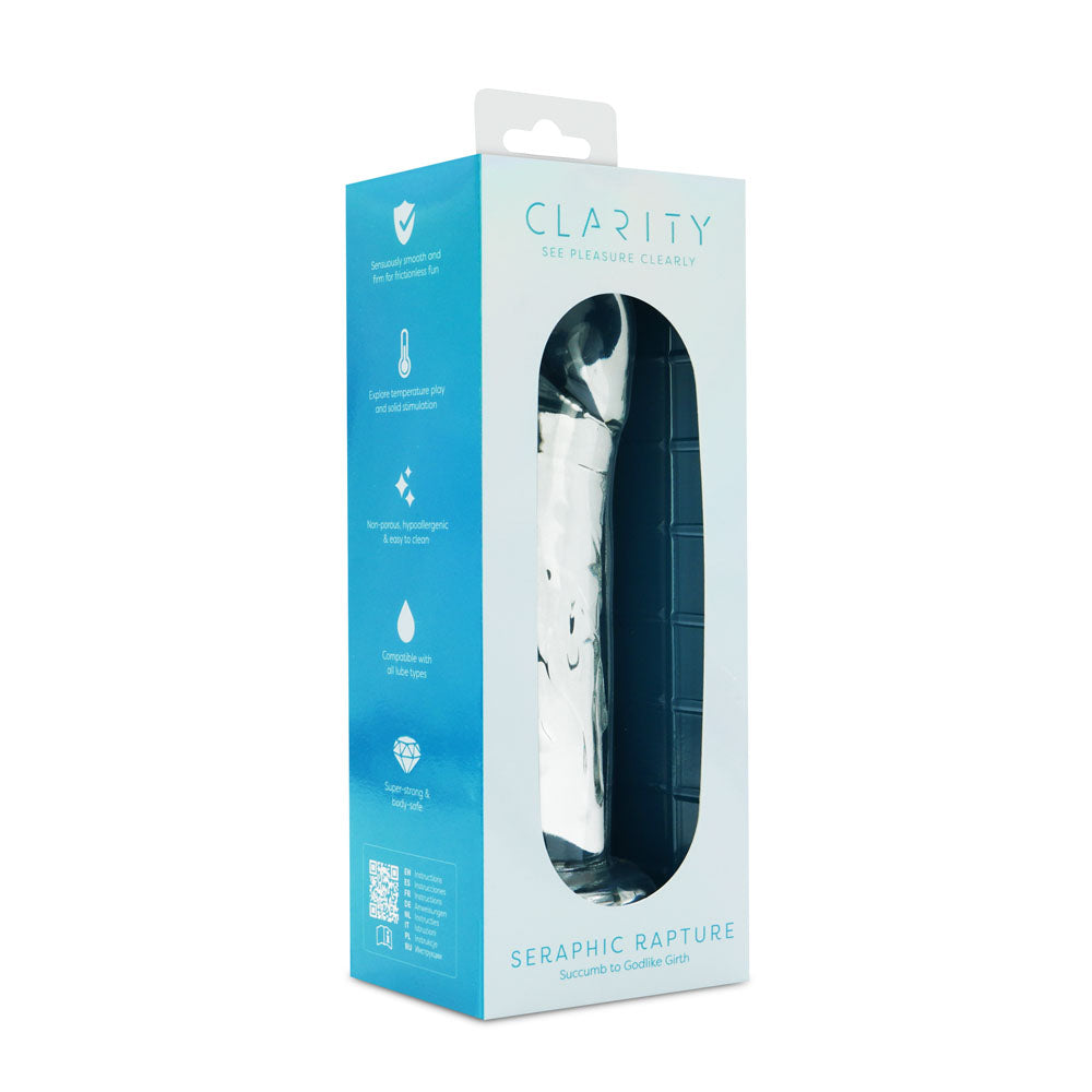 Seraphic Rapture – Handblown Borosilicate Glass 7 Inch Sculpted Dildo > Glass > Dildos - Tophatter Daily Deals
