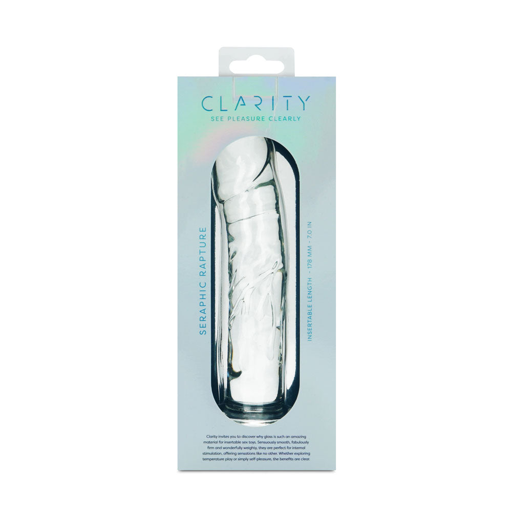 Seraphic Rapture – Handblown Borosilicate Glass 7 Inch Sculpted Dildo > Glass > Dildos - Tophatter Daily Deals