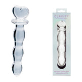 Hera's Cascade – 5.9 Inch Handblown Borosilicate Glass Dildo with Sculptural Handle > Glass > Dildos - Tophatter Daily Deals