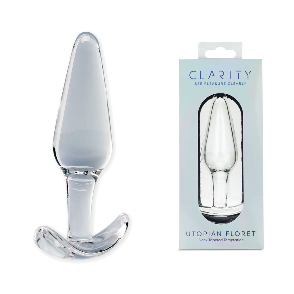 Utopian Floret – Handcrafted 4.3 Inch Glass Butt Plug > Glass > Toys - Tophatter Daily Deals