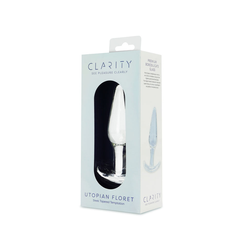 Utopian Floret – Handcrafted 4.3 Inch Glass Butt Plug > Glass > Toys - Tophatter Daily Deals