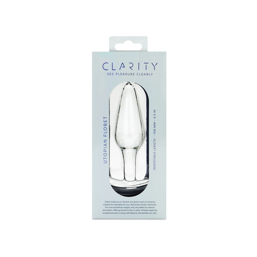 Utopian Floret – Handcrafted 4.3 Inch Glass Butt Plug > Glass > Toys - Tophatter Daily Deals