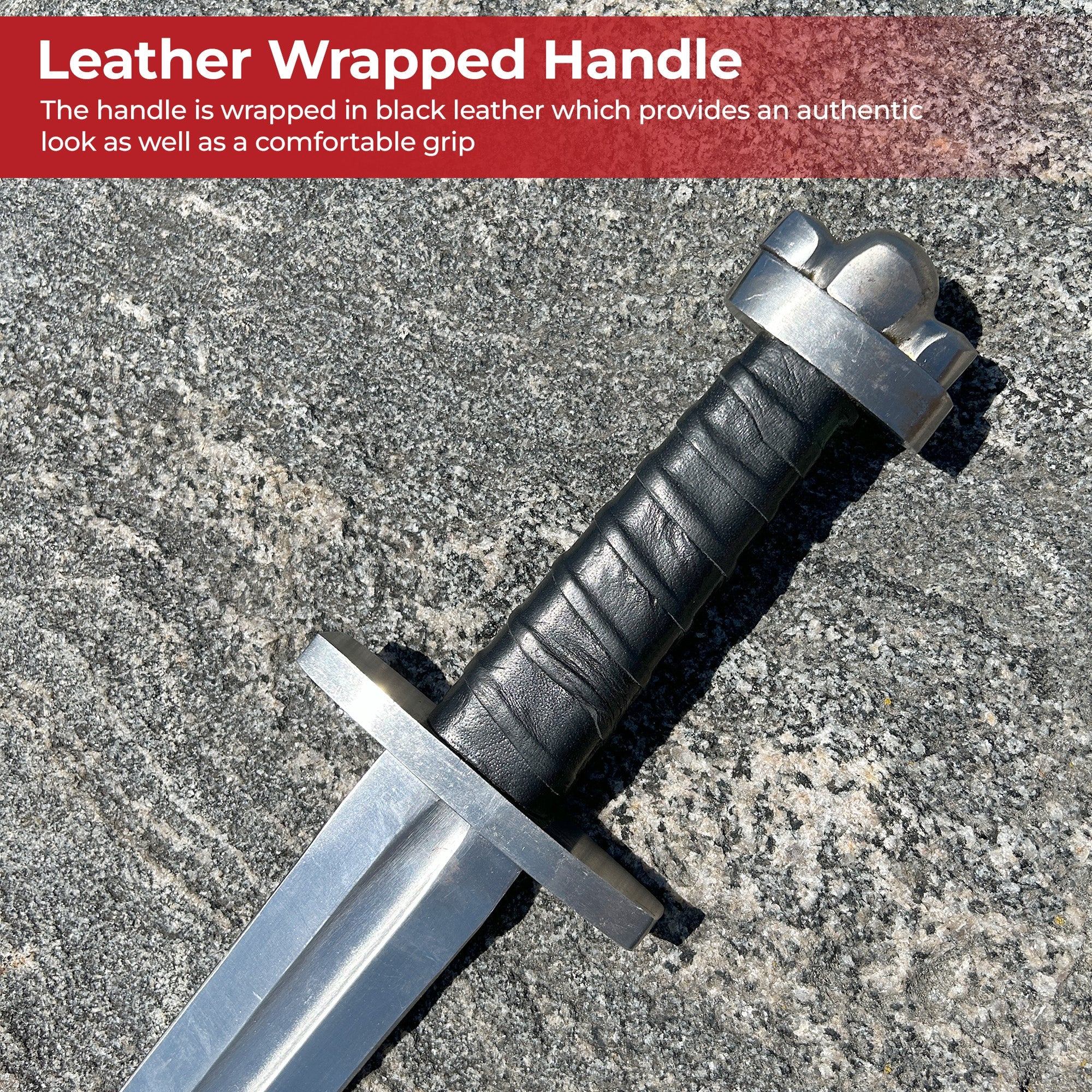 Clamor of Hooves Carbon Steel Medieval Sword Swords - Tophatter Daily Deals