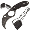 Shadow Ops Neck Knife Karambit Blade With Wrench Hole and Kydex Sheath - TOPHATTER'S ARMORY DEALS Collectible Weapons - Tophatter Daily Deals