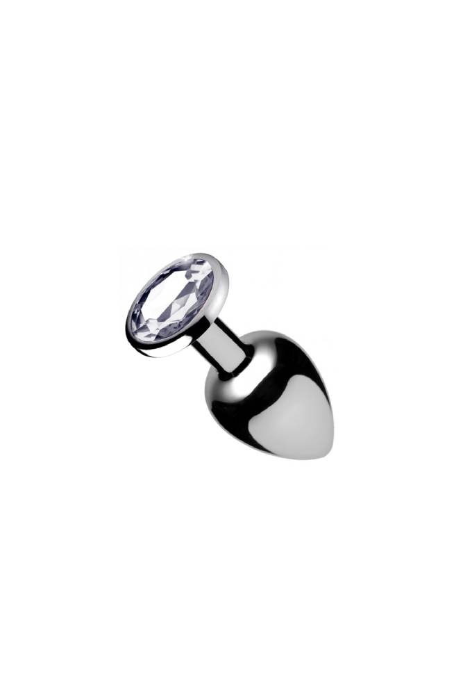 XR Brands - Booty Sparks - Clear Gem Anal Plug - Medium Sex Toy - Tophatter Daily Deals