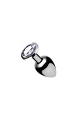 XR Brands - Booty Sparks - Clear Gem Anal Plug - Medium Sex Toy - Tophatter Daily Deals