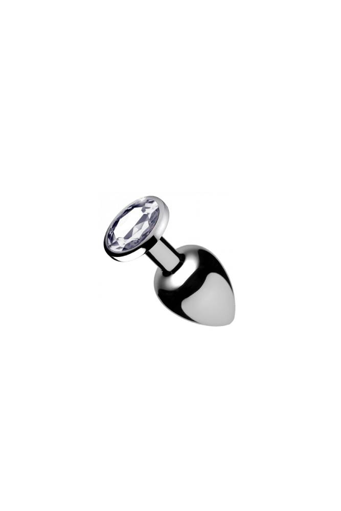 XR Brands - Booty Sparks - Clear Gem Anal Plug - Small Sex Toy - Tophatter Daily Deals