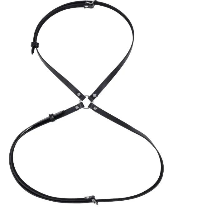 Shadow Body Harness – Faux Leather Adjustable Body Harness > Clothes > Womens Harnesses - Tophatter Daily Deals