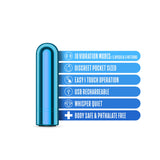 Kool Vibes Mini Bullet Vibrator Blueberry > Vibrators > Mini Vibrators - Tophatter Daily Deals