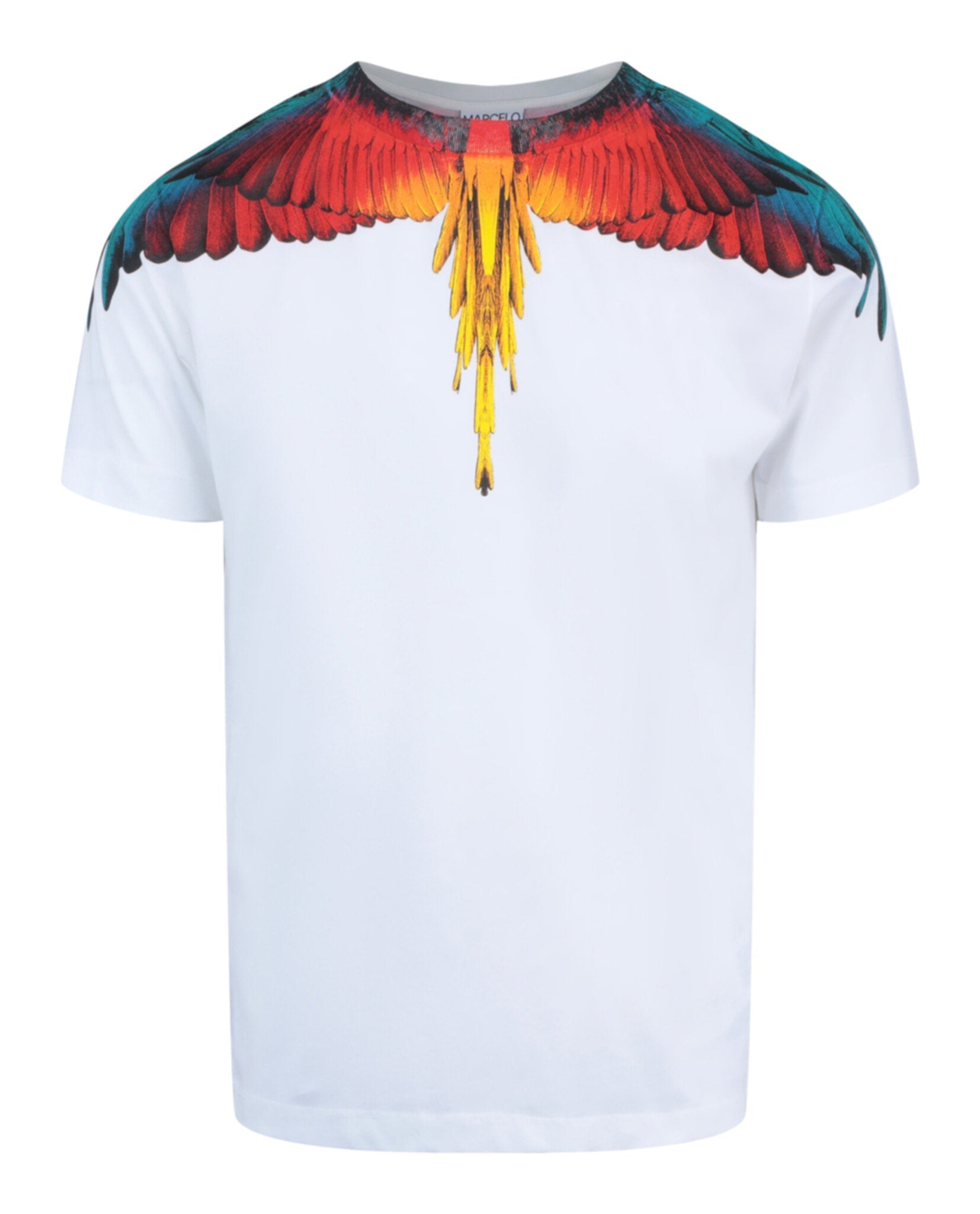 Marcelo Burlon Icon Wings Graphic T-Shirt White T-Shirt - Tophatter Daily Deals
