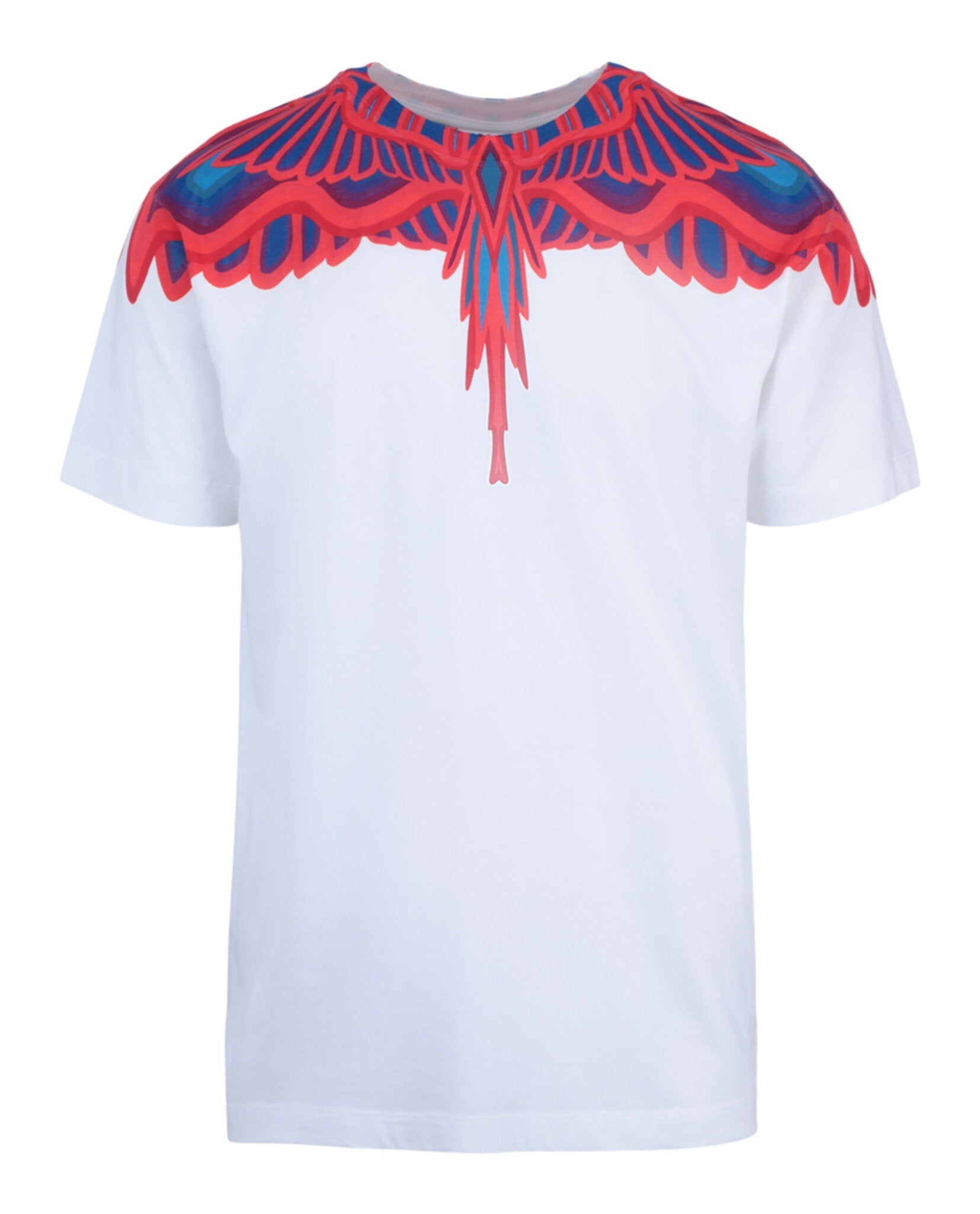 Marcelo Burlon Curves Wings NC T-Shirt White Multi T-Shirt - Tophatter Daily Deals
