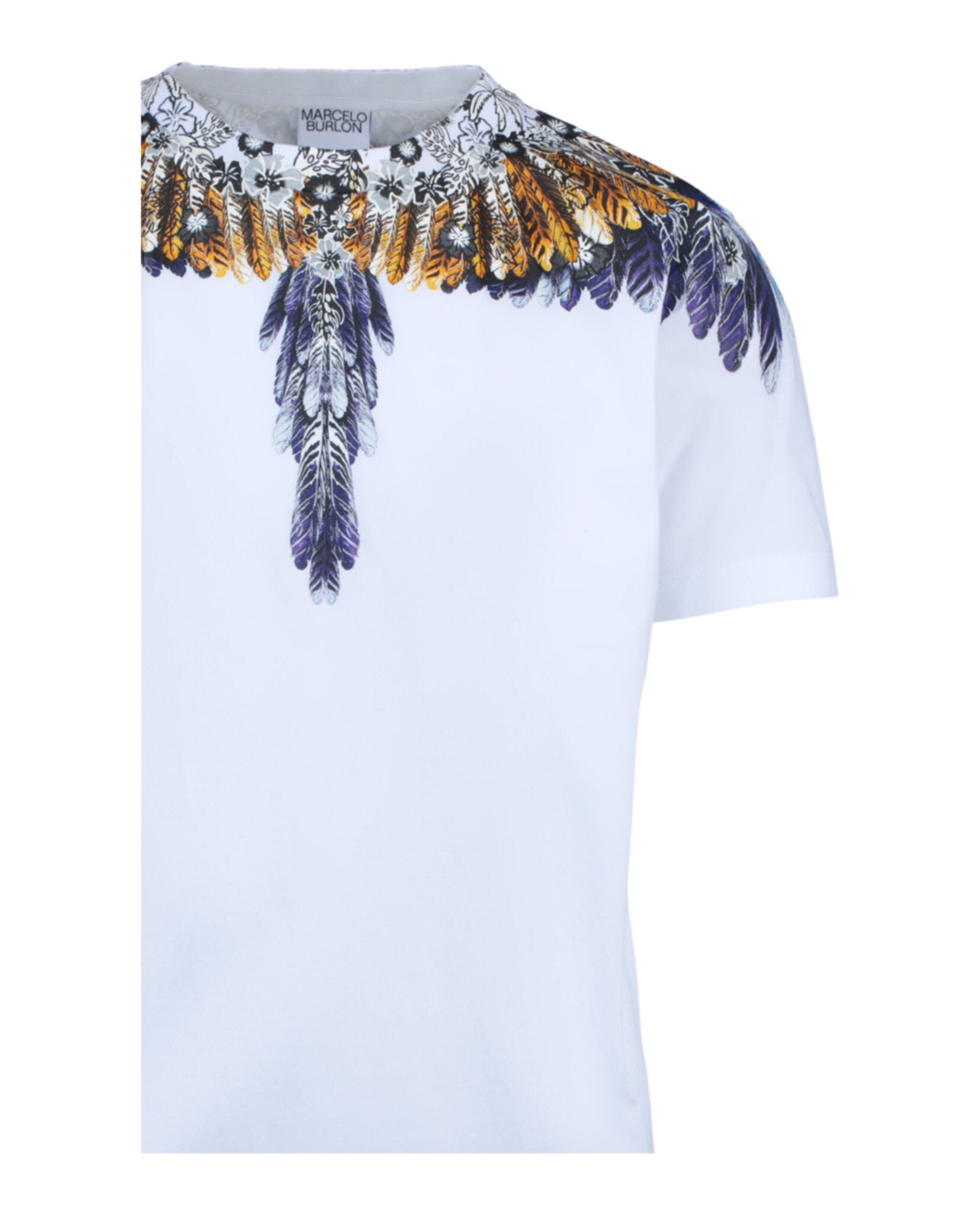Marcelo Burlon Hawaiian Wings Graphic T-Shirt T-Shirt - Tophatter Daily Deals